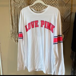 Victoria's Secret ecret PINK Long White Shirt Long